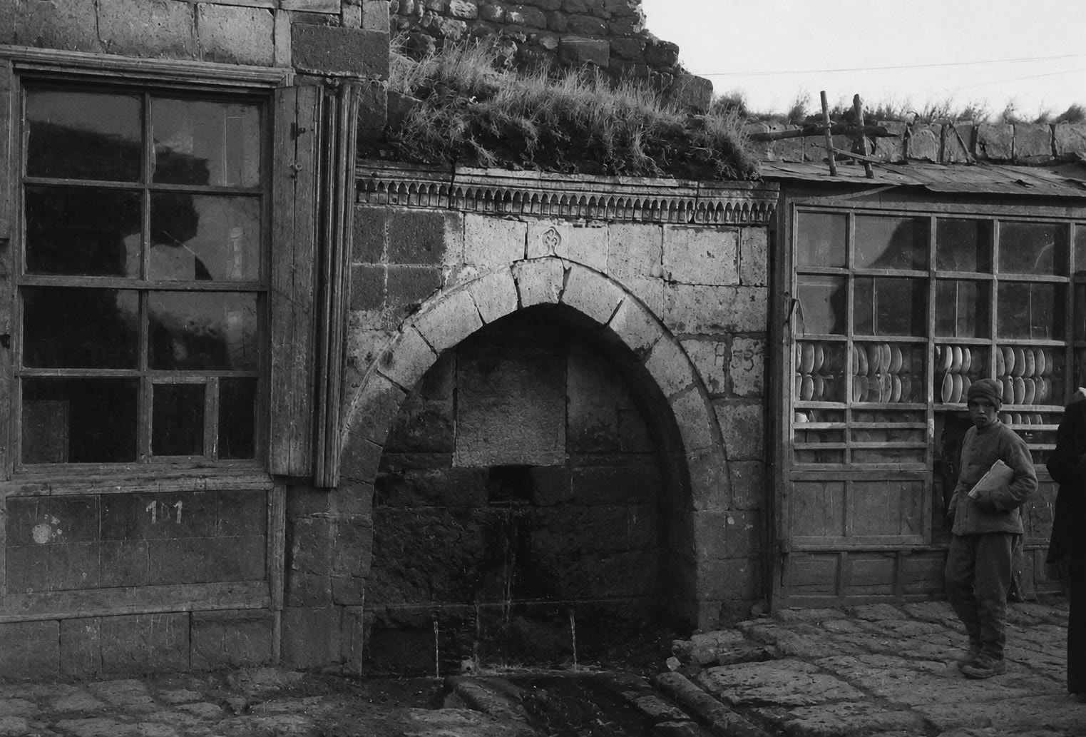 Gürcükapı Hacı Mehmet Çeşmesi, tarihî arşiv fotoğrafı
