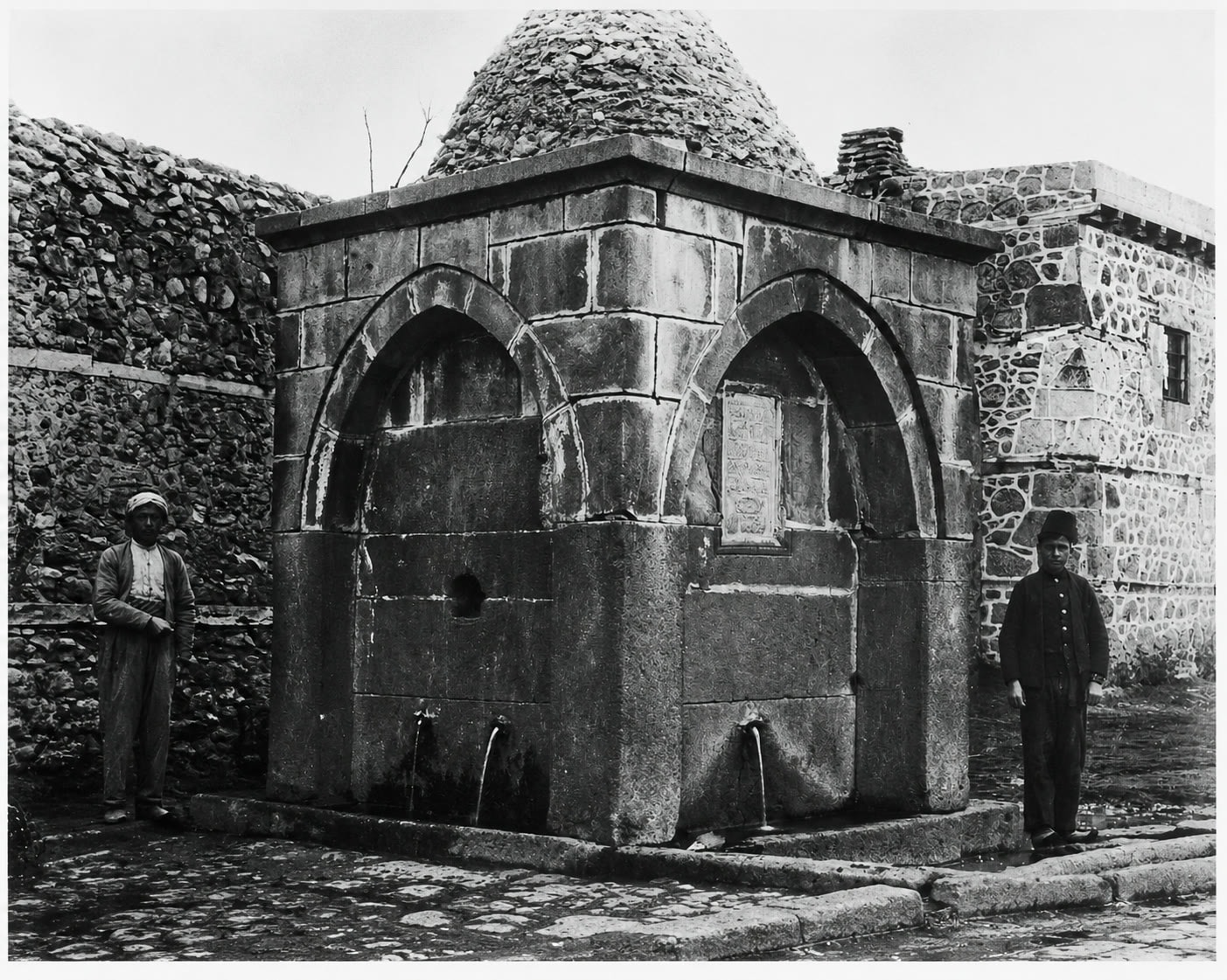 Dörtgüllü Çeşme (Hafızpaşa Çeşmesi), tarihî arşiv fotoğrafı